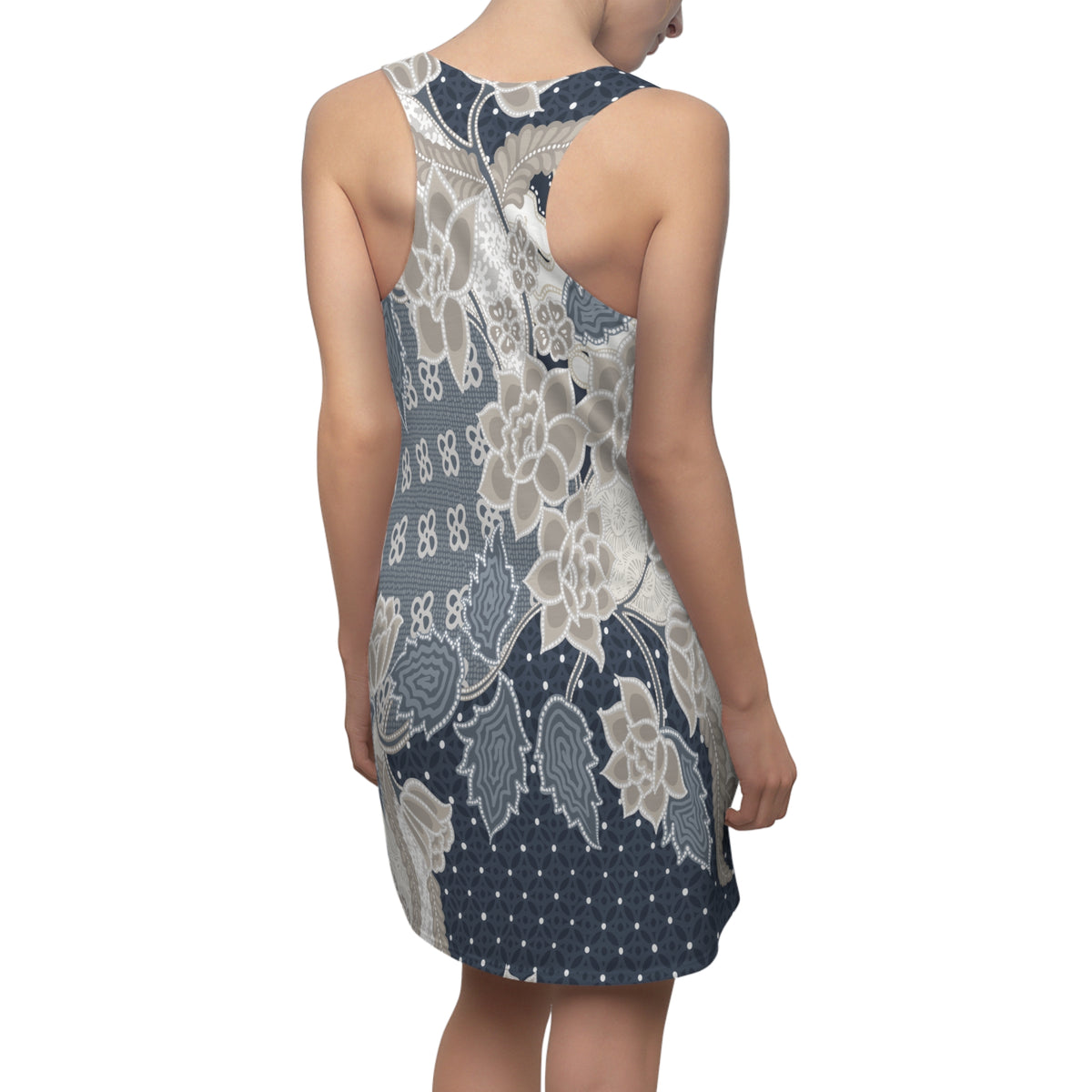 Blue Heritage Paisley Racerback Dress