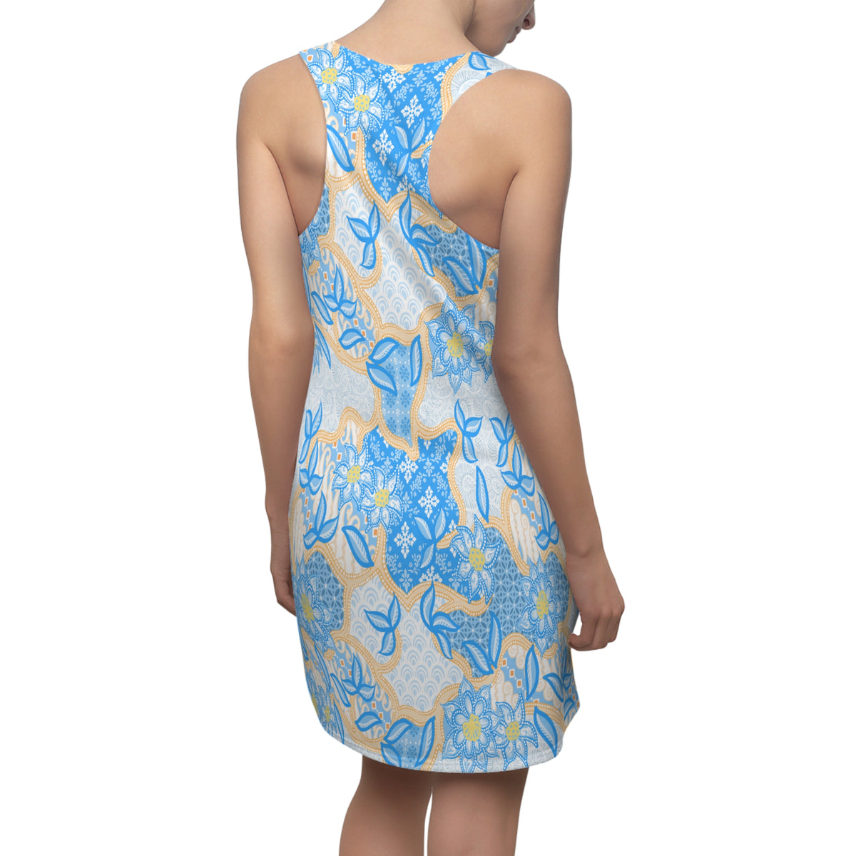 Azure Sky Paisley Racerback Dress