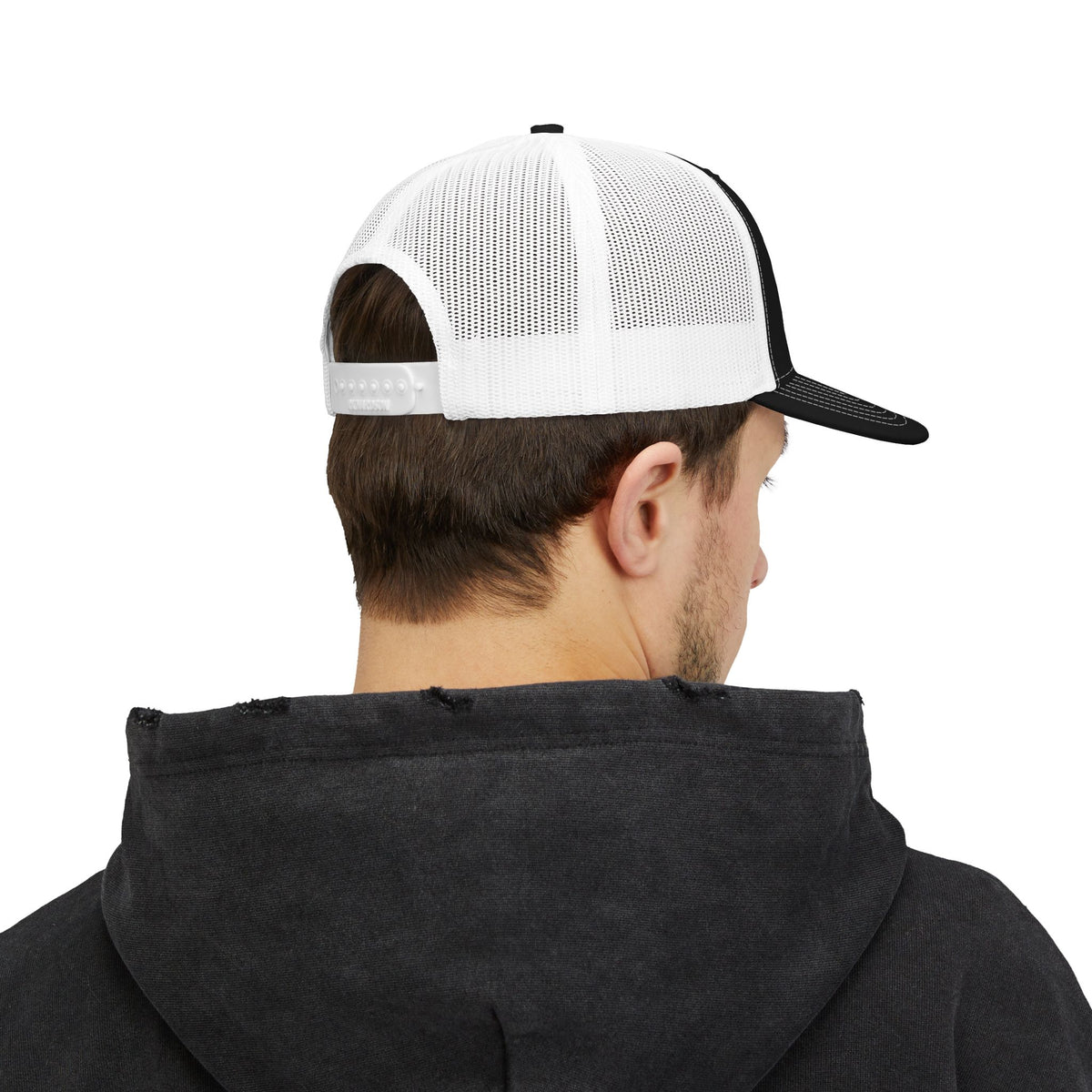 Home Boy Richardson 112 Snapback Trucker Hat | Distressed Retro Mesh Baseball Cap