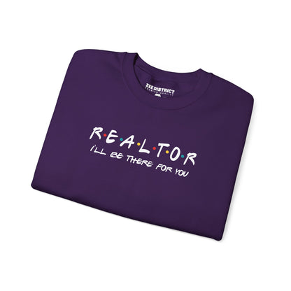 Realtor Friends TV Show Typography Graphic Sweatshirt