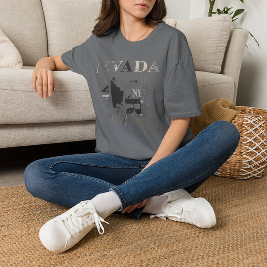 Nevada Urban Grunge Typography Double-Sided T-Shirt