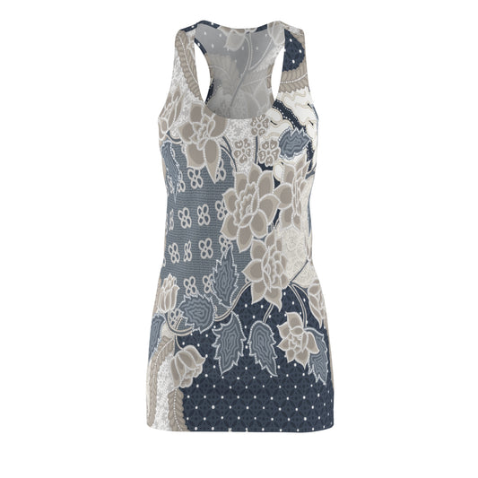 Blue Heritage Paisley Racerback Dress