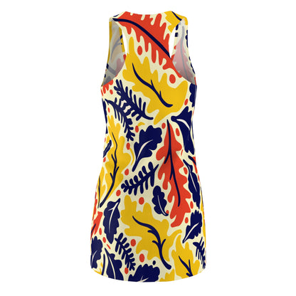 Autumn Foliage Fall Racerback Dress