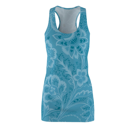 Boho Paisley Blue Racerback Dress