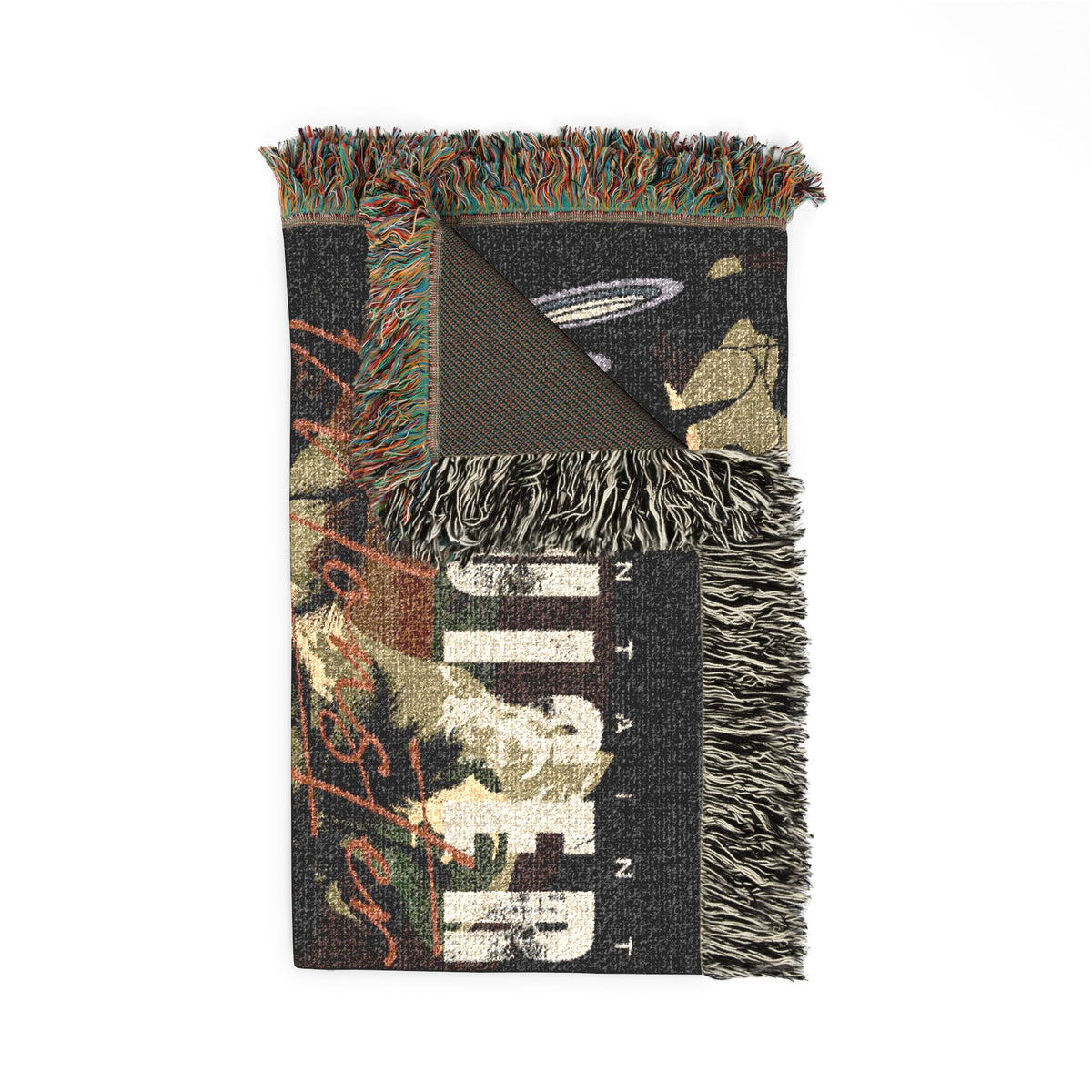 Mountain Cruiser Monster Truck Cotton Woven Throw Blanket