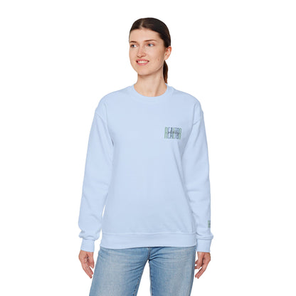 Personalized Realtor Retro Stacked Text Graphic Sweatshirt | Custom Name Real Estate Crewneck