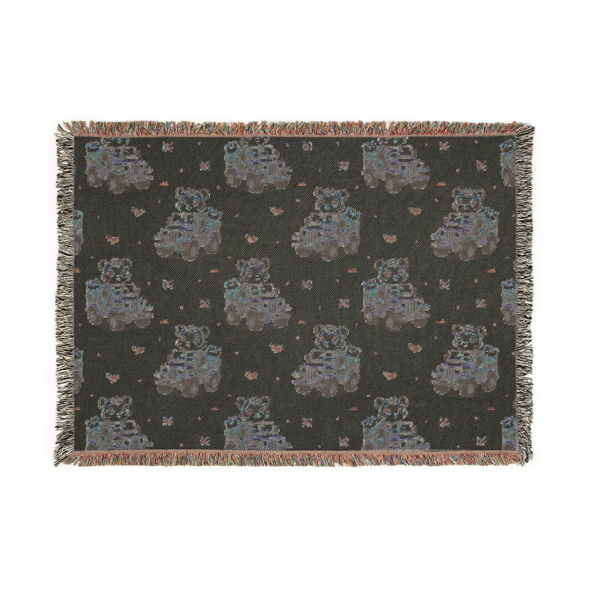 Adventures Safari Tiger Jeeps Woven Throw Blanket