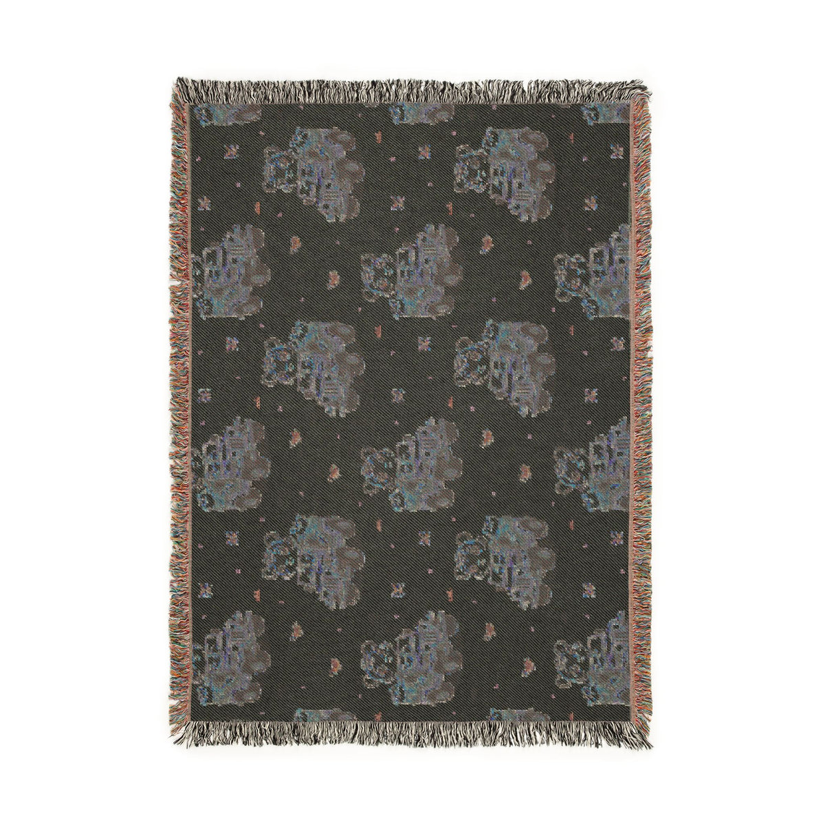 Adventures Safari Tiger Jeeps Woven Throw Blanket