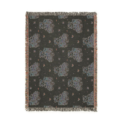 Adventures Safari Tiger Jeeps Woven Throw Blanket