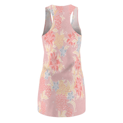 Pink Floral Racerback Dress | Comfort Sports Dress