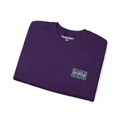 Personalized Realtor Retro Stacked Text Graphic Sweatshirt | Custom Name Real Estate Crewneck