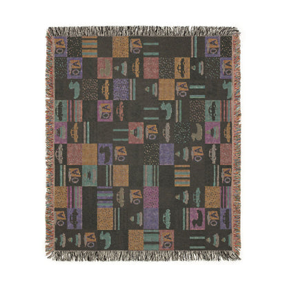 Pastel Playtime Baby Patchwork Woven Blanket