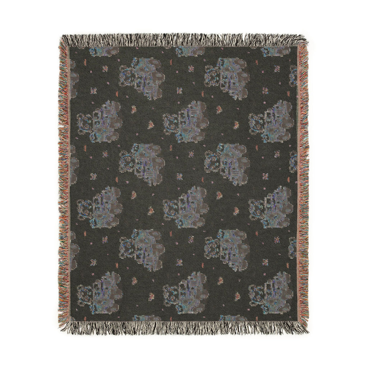 Adventures Safari Tiger Jeeps Woven Throw Blanket