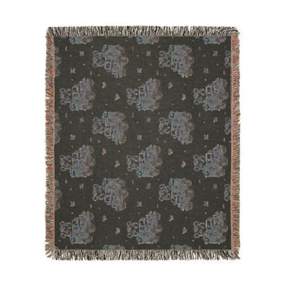 Adventures Safari Tiger Jeeps Woven Throw Blanket