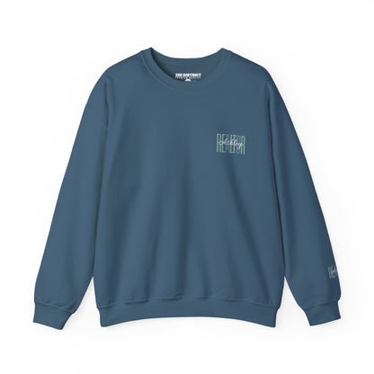 Personalized Realtor Retro Stacked Text Graphic Sweatshirt | Custom Name Real Estate Crewneck