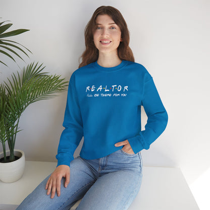 Realtor Friends TV Show Typography Graphic Sweatshirt