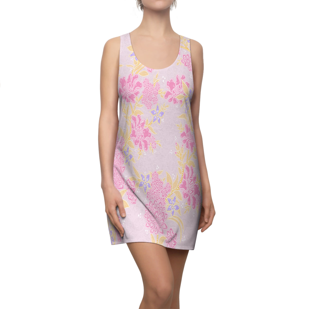 Botanical Bliss Racerback Dress | Casual Sports Dress