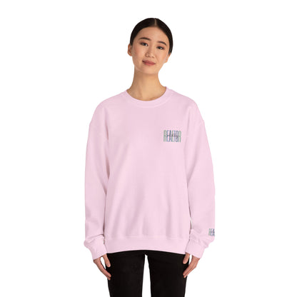 Personalized Realtor Retro Stacked Text Graphic Sweatshirt | Custom Name Real Estate Crewneck