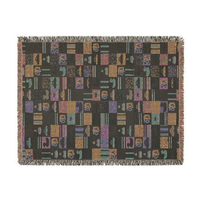 Pastel Playtime Baby Patchwork Woven Blanket