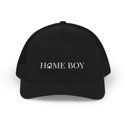 Home Boy Richardson 112 Snapback Trucker Hat | Distressed Retro Mesh Baseball Cap