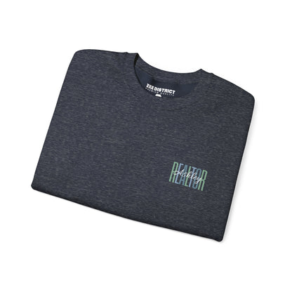 Personalized Realtor Retro Stacked Text Graphic Sweatshirt | Custom Name Real Estate Crewneck