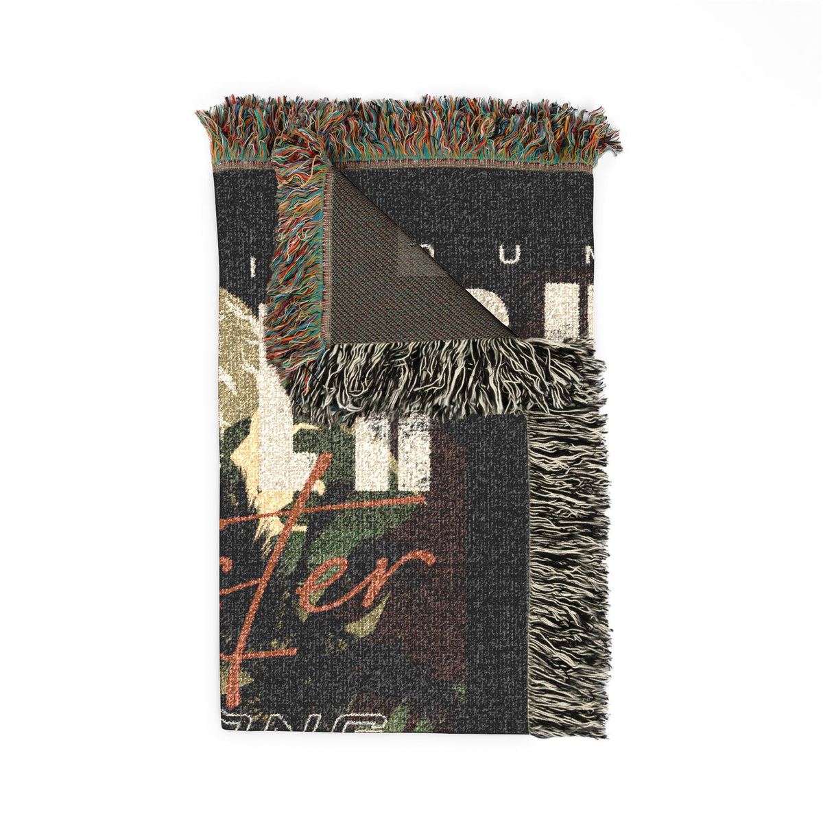 Mountain Cruiser Monster Truck Cotton Woven Throw Blanket