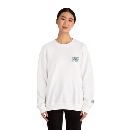 Personalized Realtor Retro Stacked Text Graphic Sweatshirt | Custom Name Real Estate Crewneck