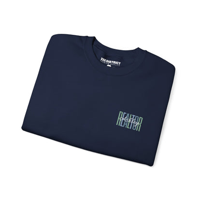 Personalized Realtor Retro Stacked Text Graphic Sweatshirt | Custom Name Real Estate Crewneck