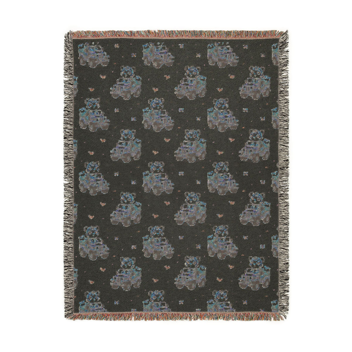 Adventures Safari Tiger Jeeps Woven Throw Blanket