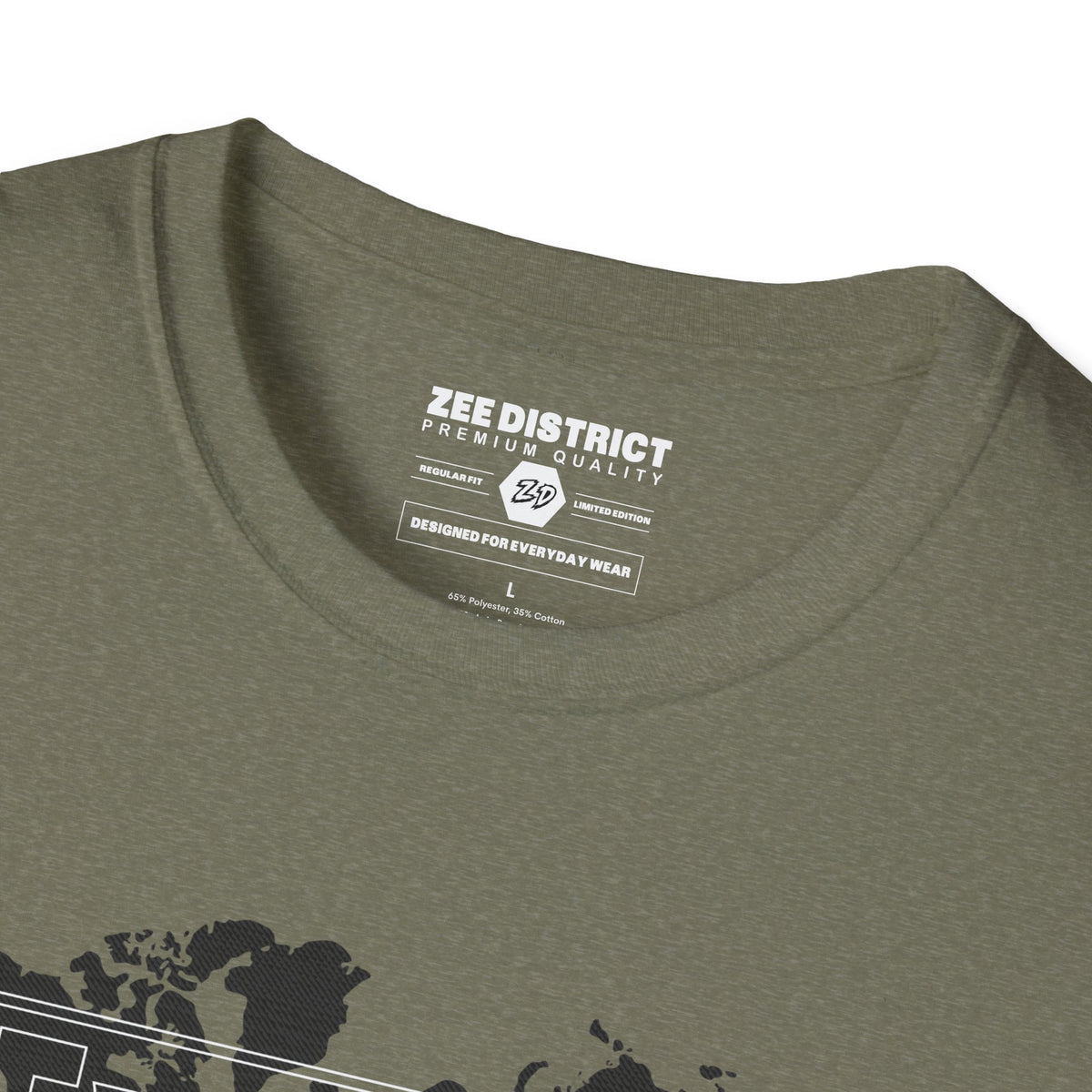 Explore World Map Adventure Graphic Tee: Urban Street Style & Travel T-Shirt