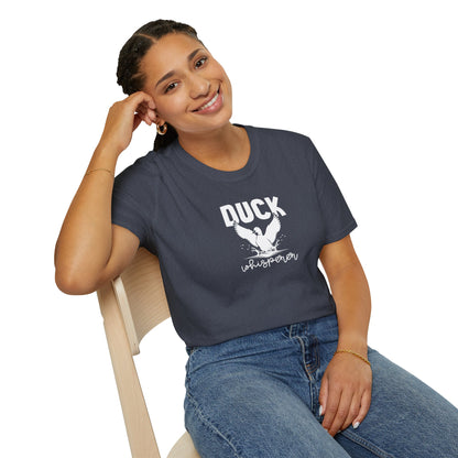 Duck Whisperer T-Shirt - Cute Waterfowl Graphic Tee for Duck Lovers
