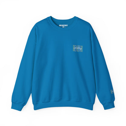 Personalized Realtor Retro Stacked Text Graphic Sweatshirt | Custom Name Real Estate Crewneck