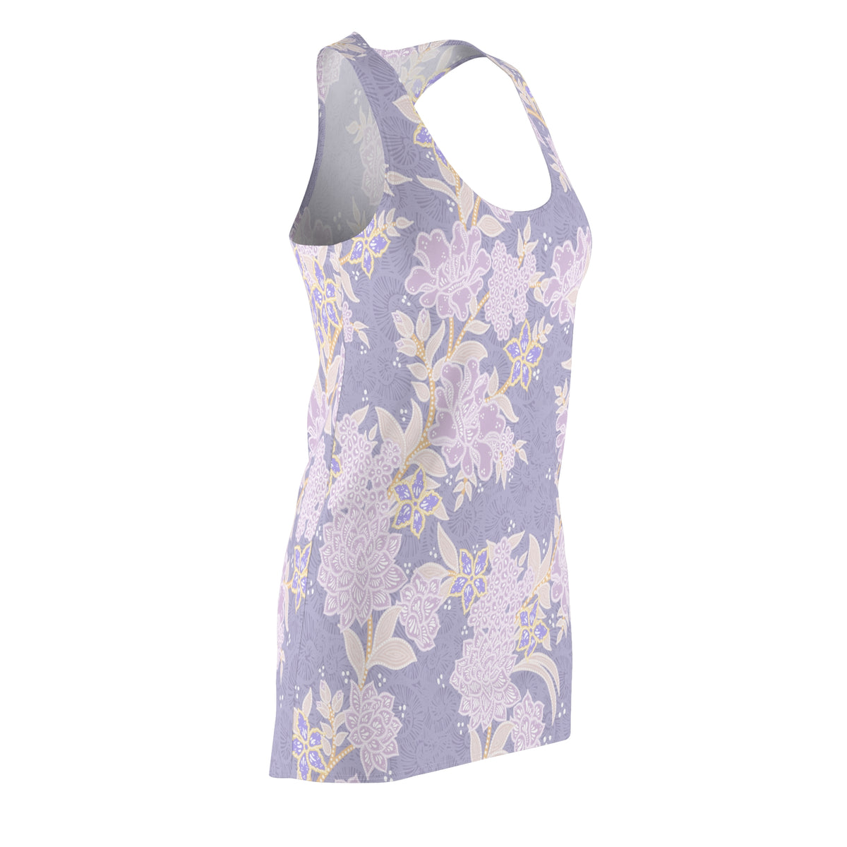 Lilac Floral Racerback Dress | Comfort Sports Dress
