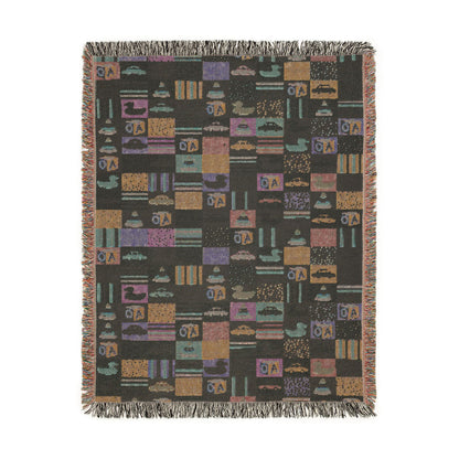 Pastel Playtime Baby Patchwork Woven Blanket