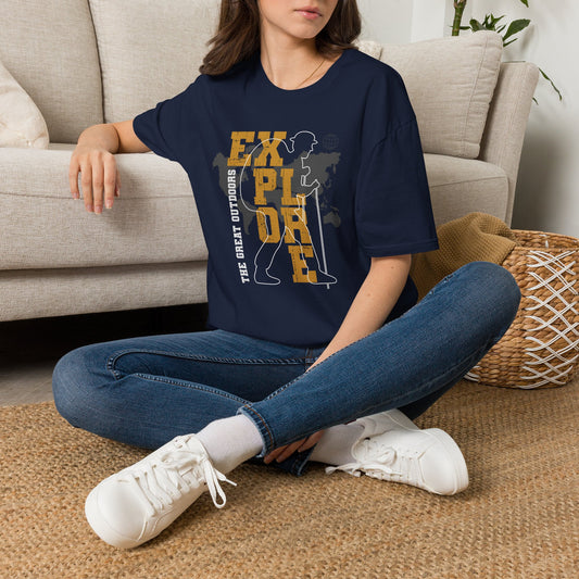Explore The Great Outdoors Graphic Tee: Wilderness Adventure Streetwear T-Shirt