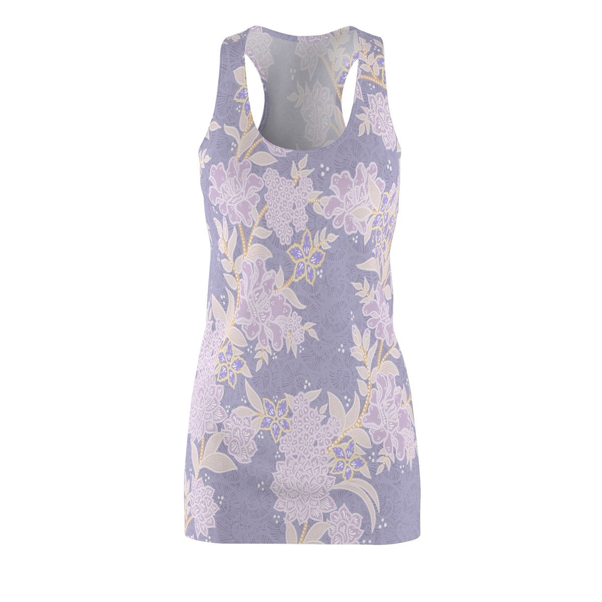 Lilac Floral Racerback Dress | Comfort Sports Dress