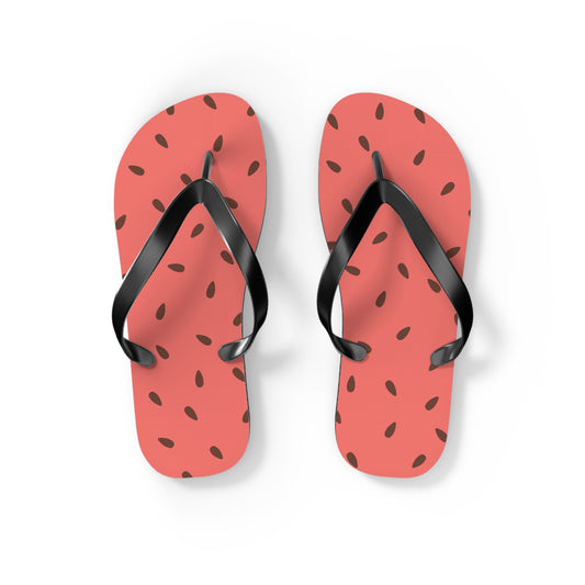 Sweet Watermelon Seed Flip Flops