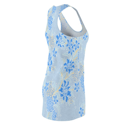 Blue Floral Racerback Dress | Comfort Sports Dress