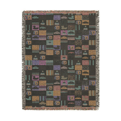 Pastel Playtime Baby Patchwork Woven Blanket