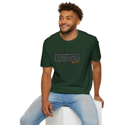 Explore World Map Adventure Graphic Tee: Urban Street Style & Travel T-Shirt
