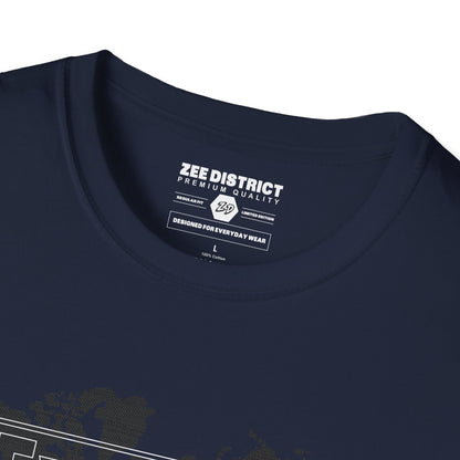 Explore World Map Adventure Graphic Tee: Urban Street Style & Travel T-Shirt