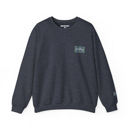 Personalized Realtor Retro Stacked Text Graphic Sweatshirt | Custom Name Real Estate Crewneck