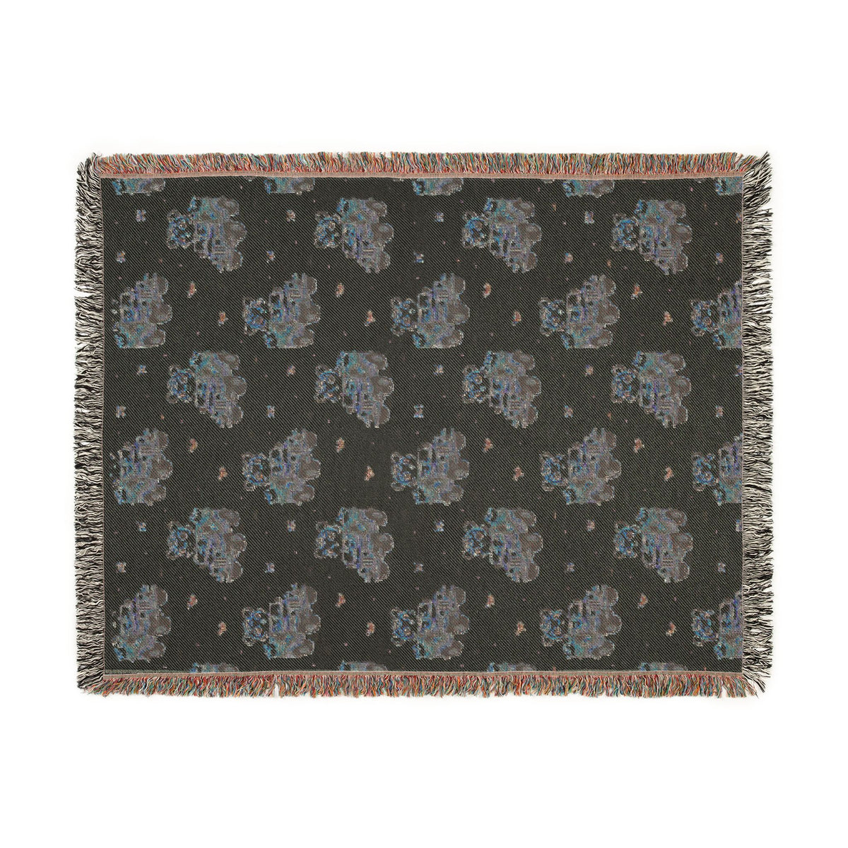 Adventures Safari Tiger Jeeps Woven Throw Blanket