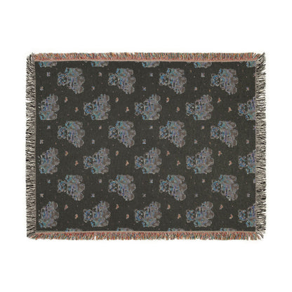 Adventures Safari Tiger Jeeps Woven Throw Blanket