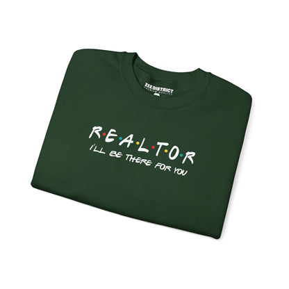 Realtor Friends TV Show Typography Graphic Sweatshirt