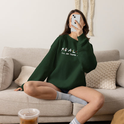 Realtor Friends TV Show Typography Graphic Sweatshirt