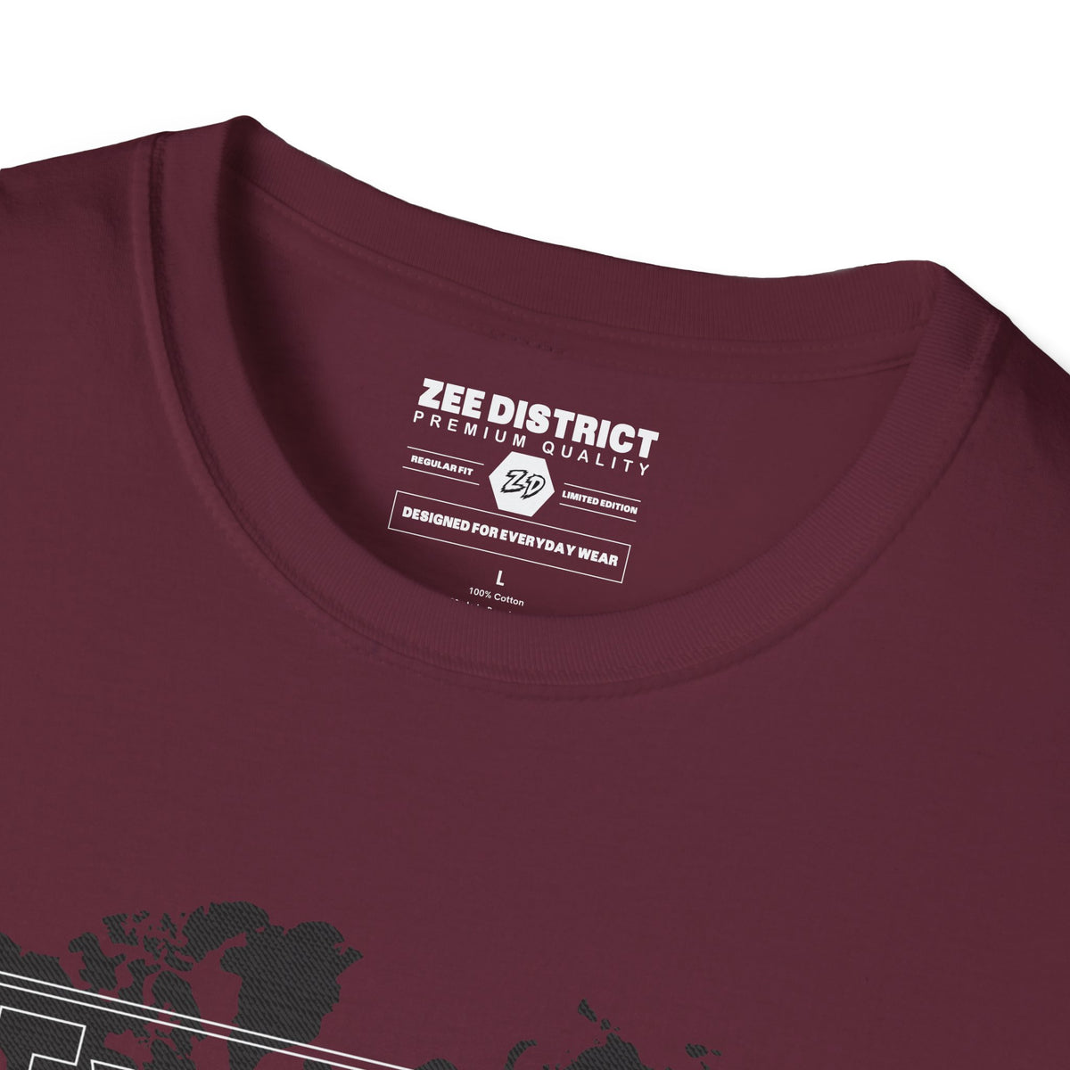 Explore World Map Adventure Graphic Tee: Urban Street Style & Travel T-Shirt