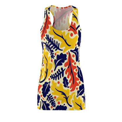 Autumn Foliage Fall Racerback Dress