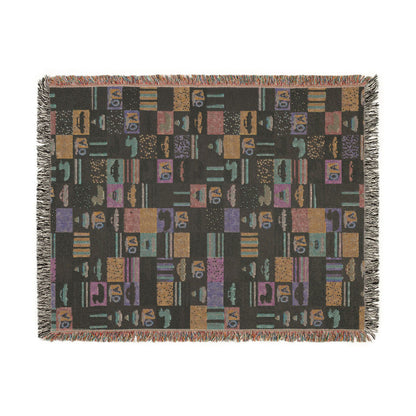 Pastel Playtime Baby Patchwork Woven Blanket
