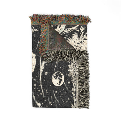 Polar Bear Family Woven Blanket - Cozy Arctic Night Throw